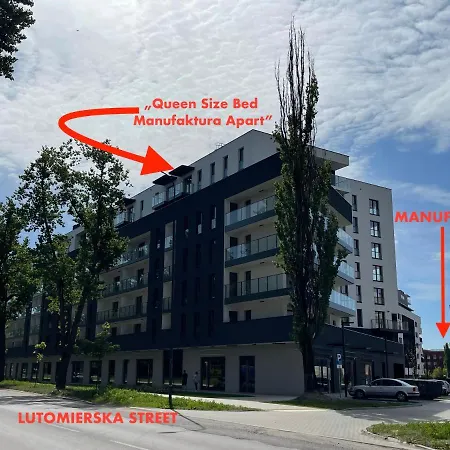 Apartment Queen Size Bed - Obok Manufaktury W Centrum Lodzi - Parking Gratis!!! *