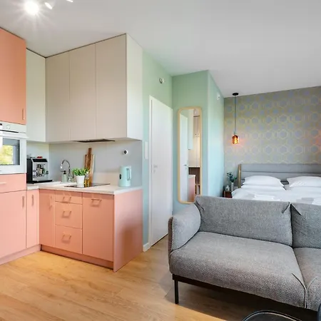 Appartement Queen Size Bed - Obok Manufaktury W Centrum łodzi - Parking Gratis!!! Łódź
