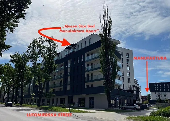 Lejlighed Queen Size Bed - Obok Manufaktury W Centrum Lodzi - Parking Gratis!!! *