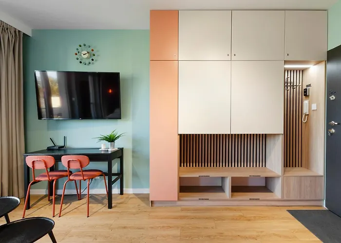 Lejlighed Queen Size Bed - Obok Manufaktury W Centrum Lodzi - Parking Gratis!!!