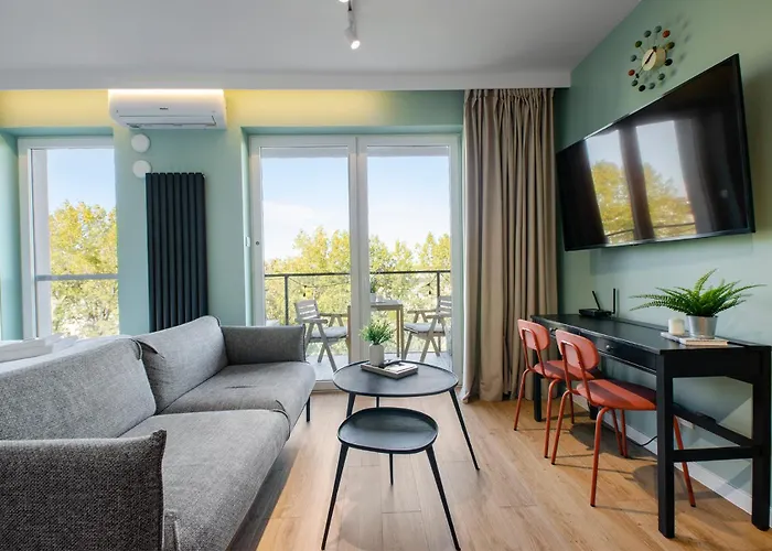 Lejlighed Queen Size Bed - Obok Manufaktury W Centrum Lodzi - Parking Gratis!!! *