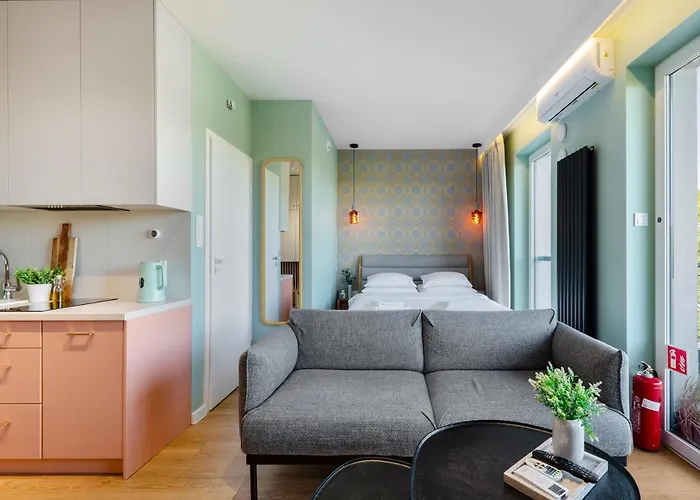 Lejlighed Queen Size Bed - Obok Manufaktury W Centrum Lodzi - Parking Gratis!!!